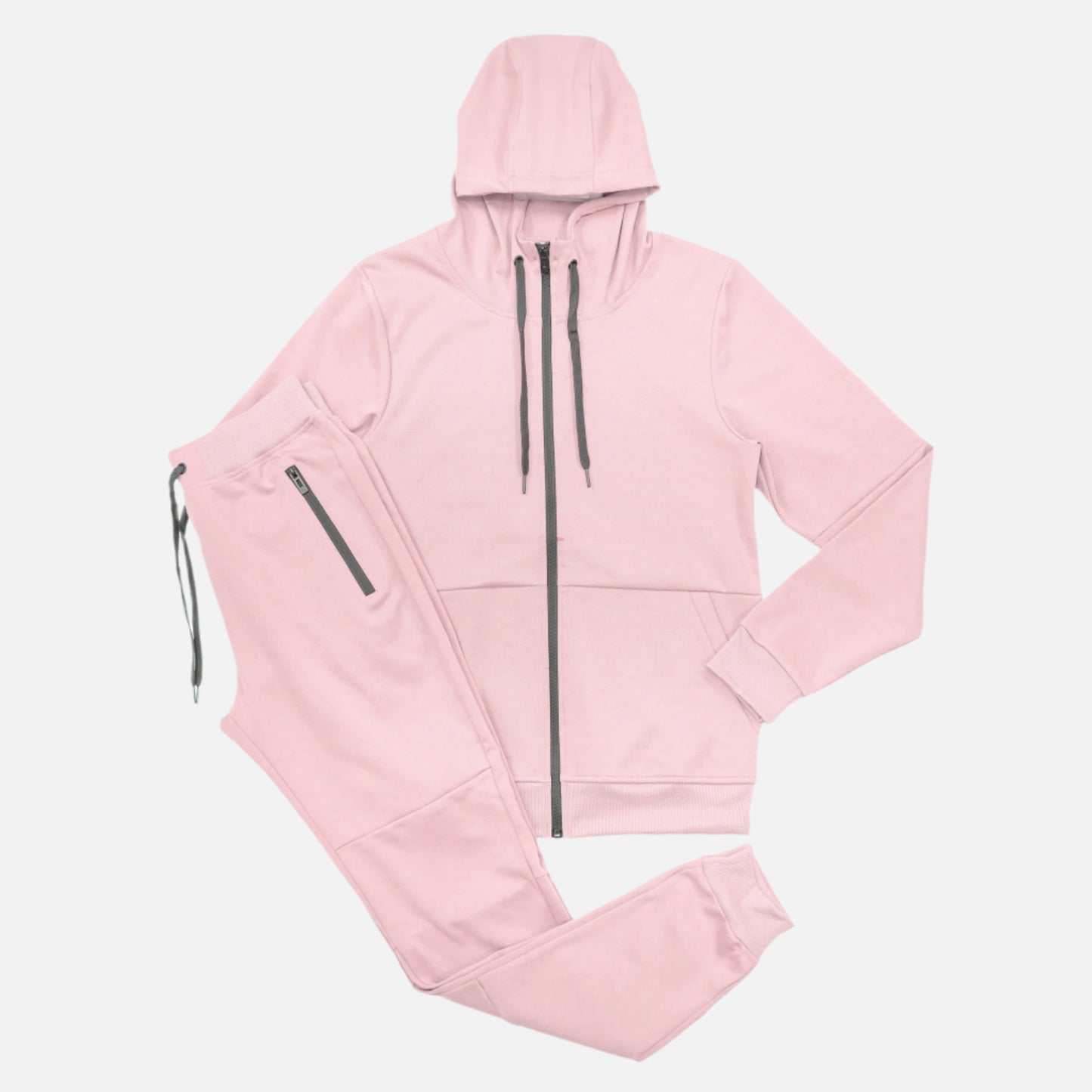 Women's Tech Fleece Tracksuit - Pale Pink