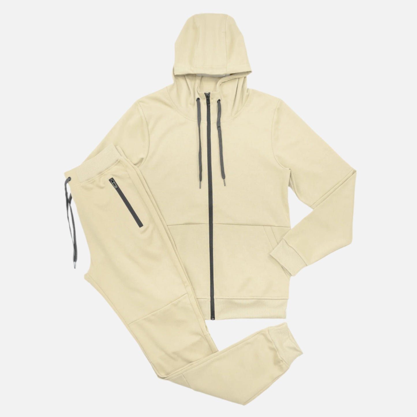 Women's Tech Fleece Tracksuit  - Sand