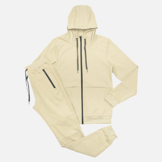 Women's Tech Fleece Tracksuit  - Sand