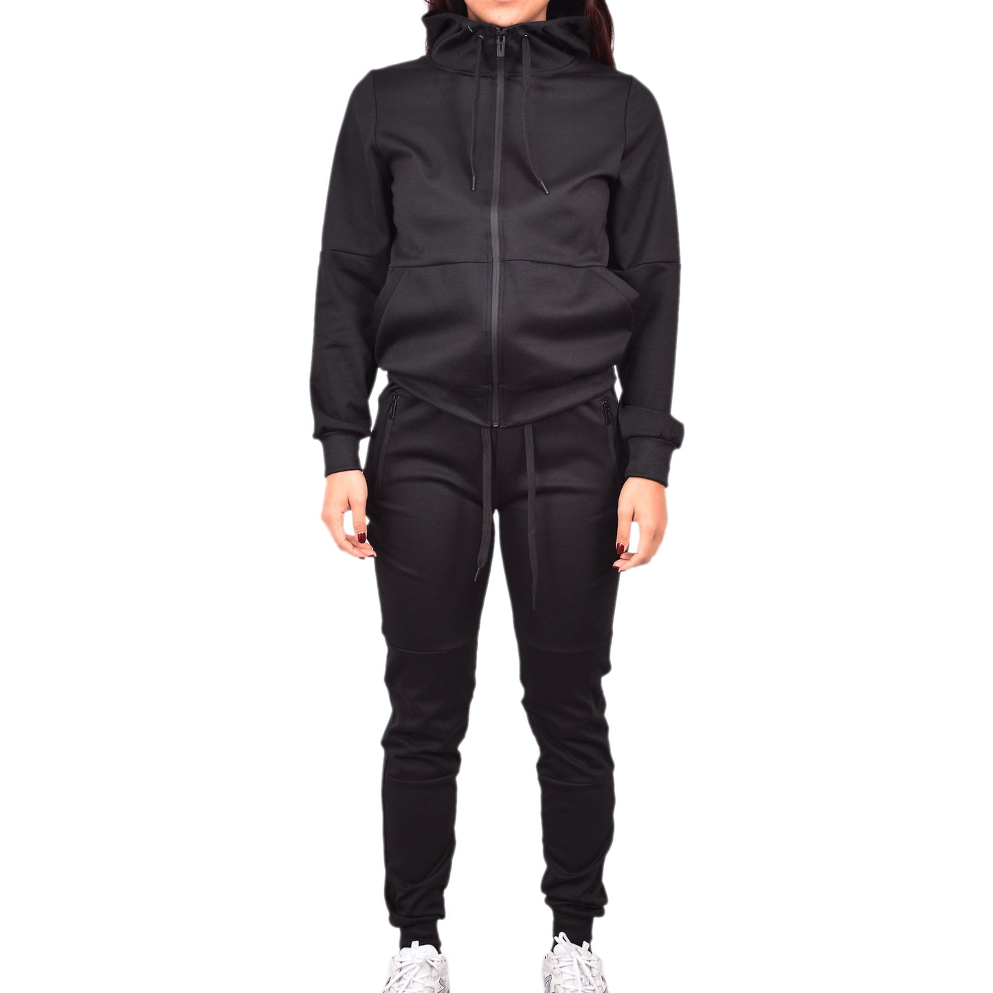 Women's Tech Fleece Tracksuit - Black