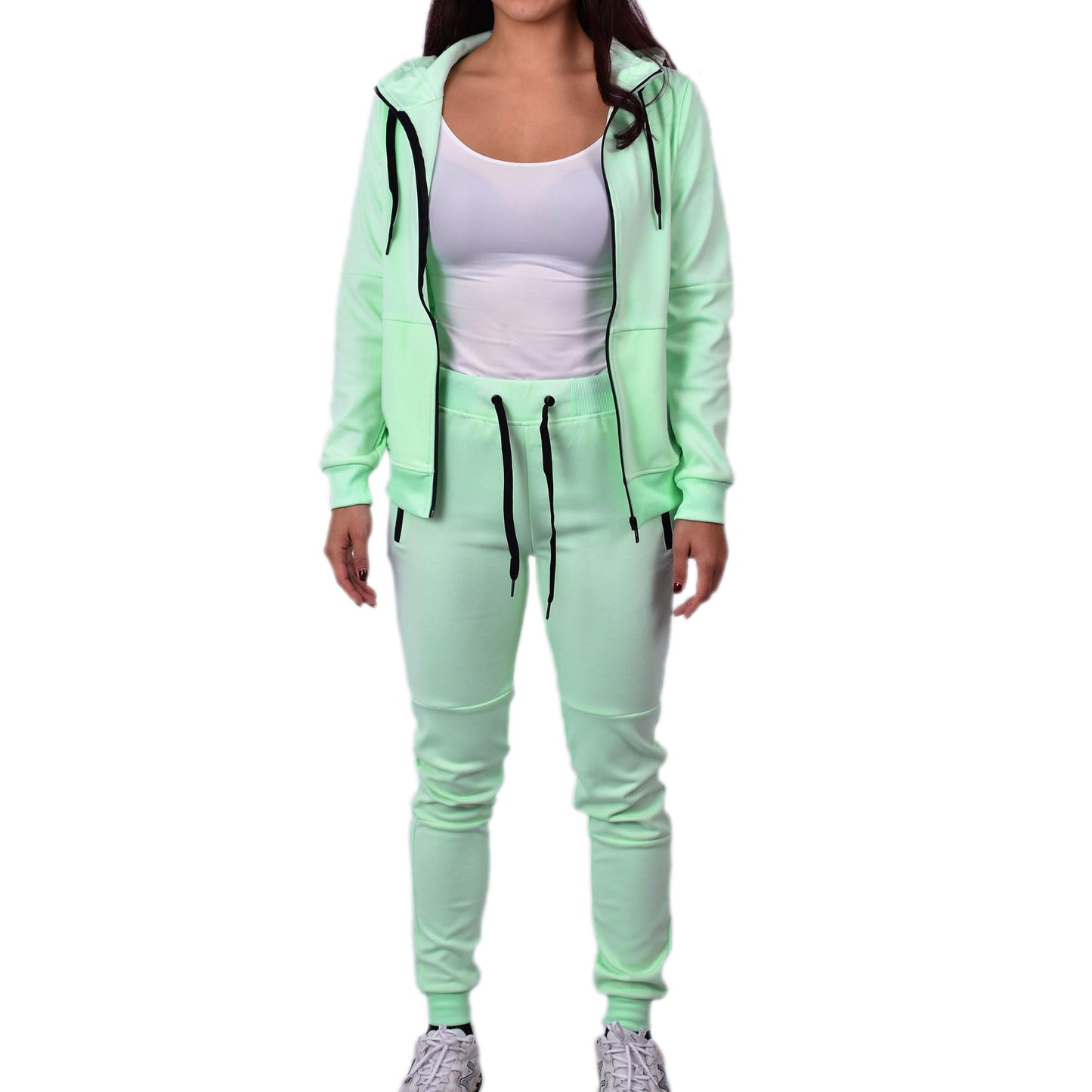 Women's Tech Fleece Tracksuit - Mint