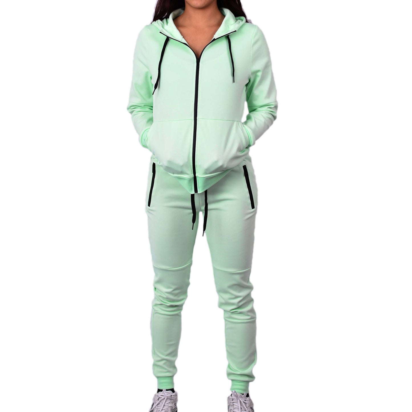Women's Tech Fleece Tracksuit - Mint