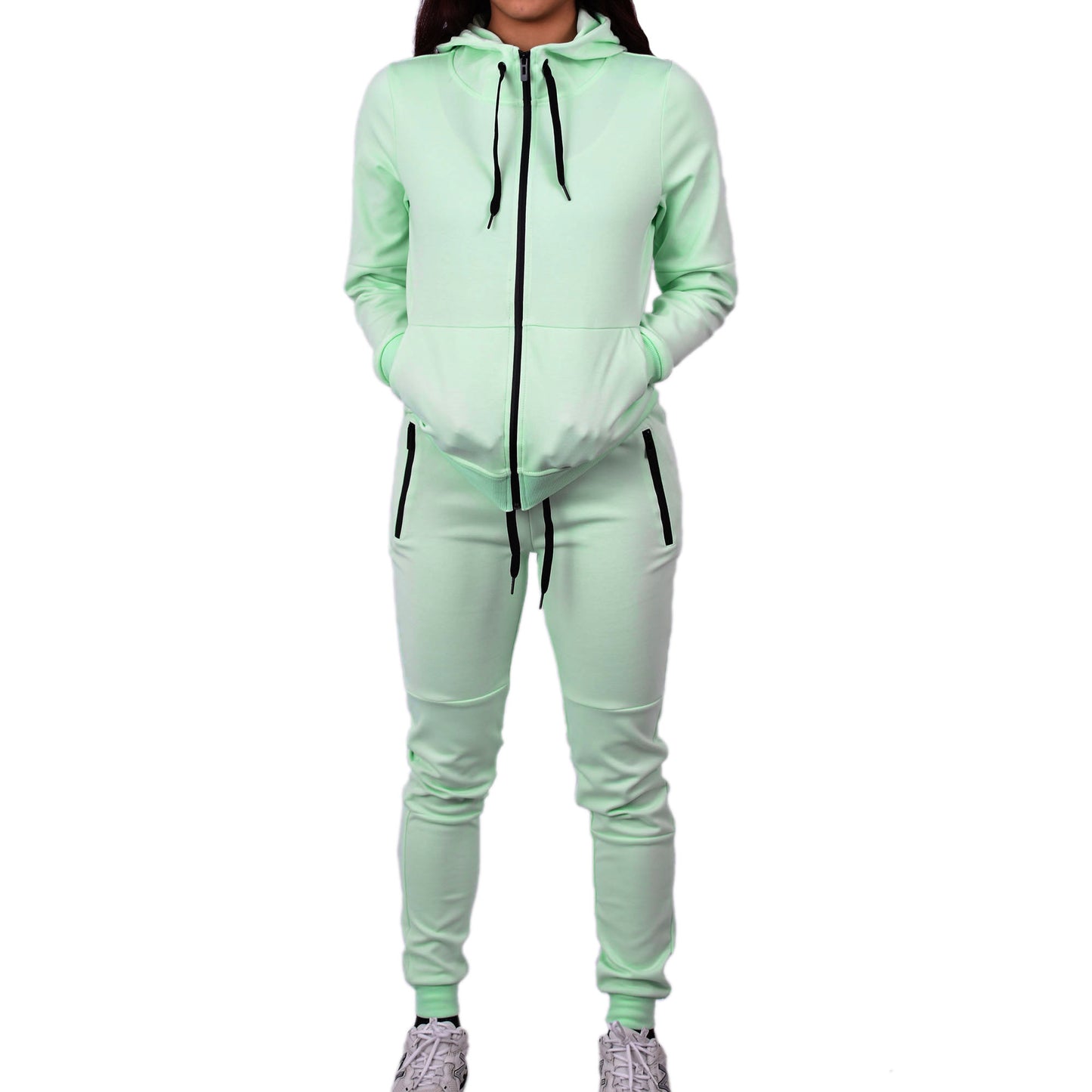 Women's Tech Fleece Tracksuit - Mint