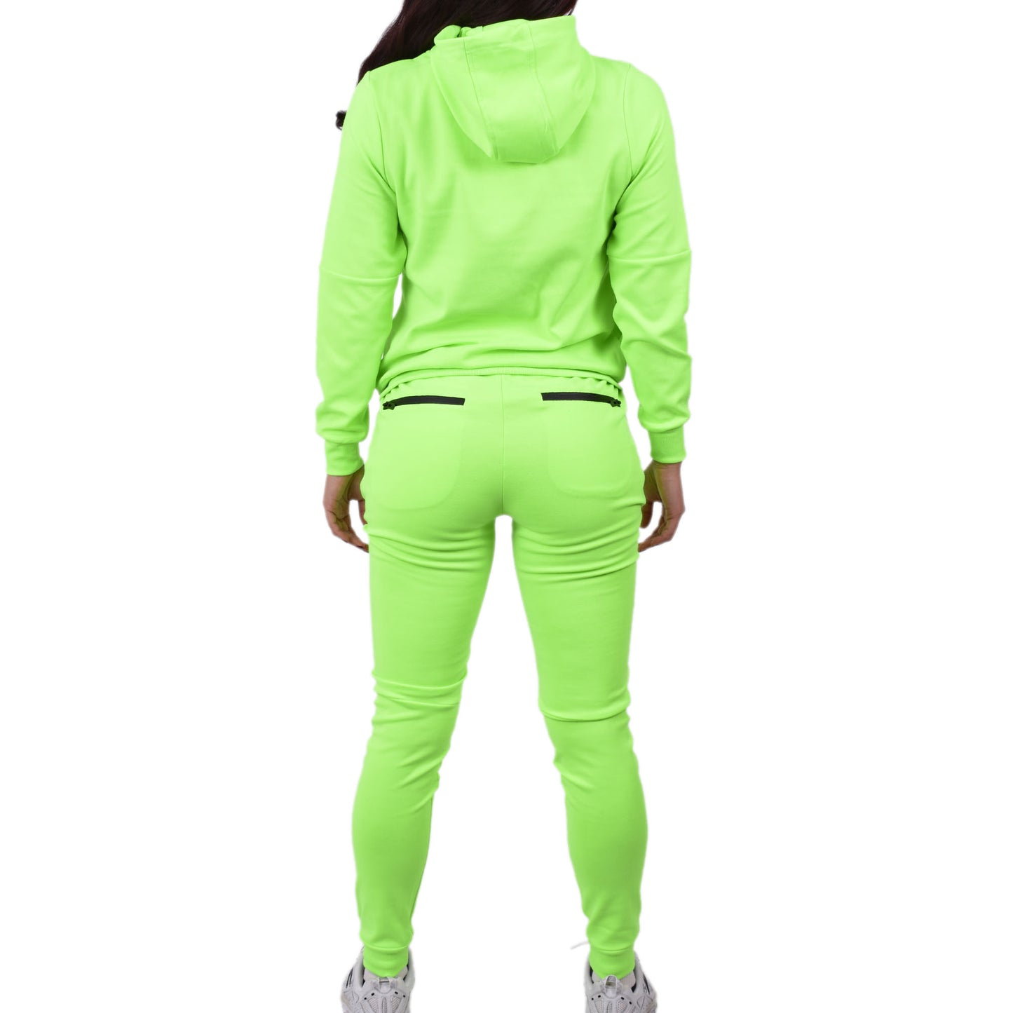 Women's Tech Fleece Tracksuit - Neon Green