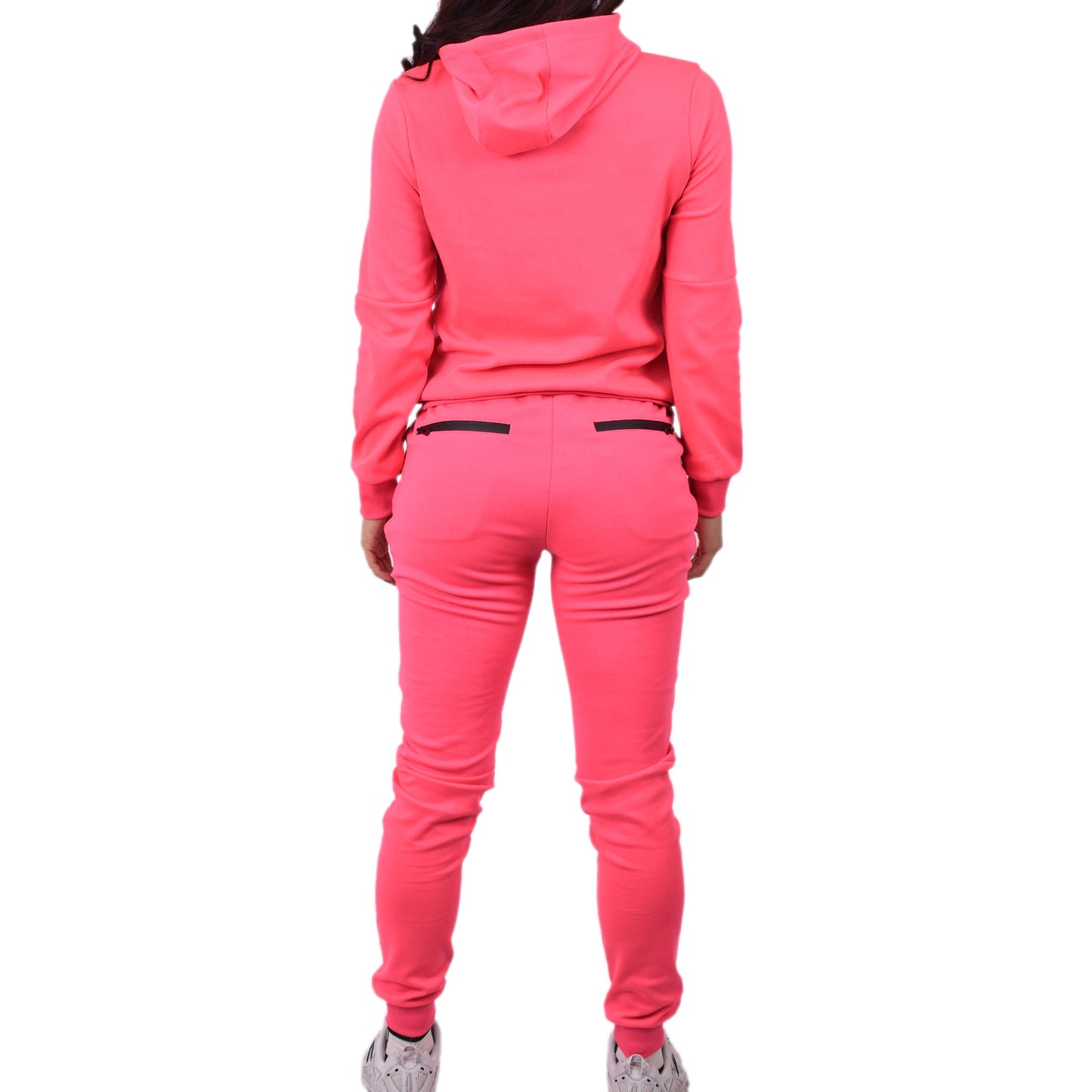 Women's Tech Fleece Tracksuit - Neon Pink