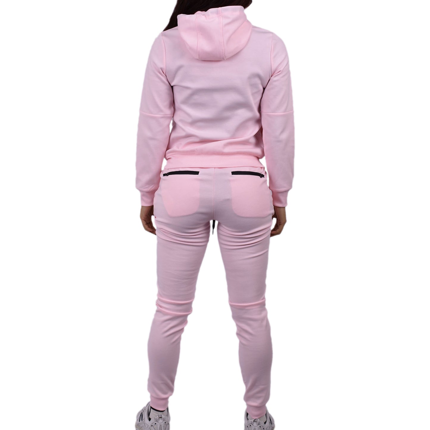 Women's Tech Fleece Tracksuit - Pale Pink