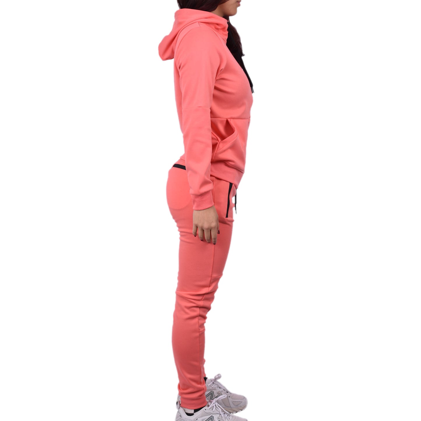 Women's Tech Fleece Tracksuit - Salmon