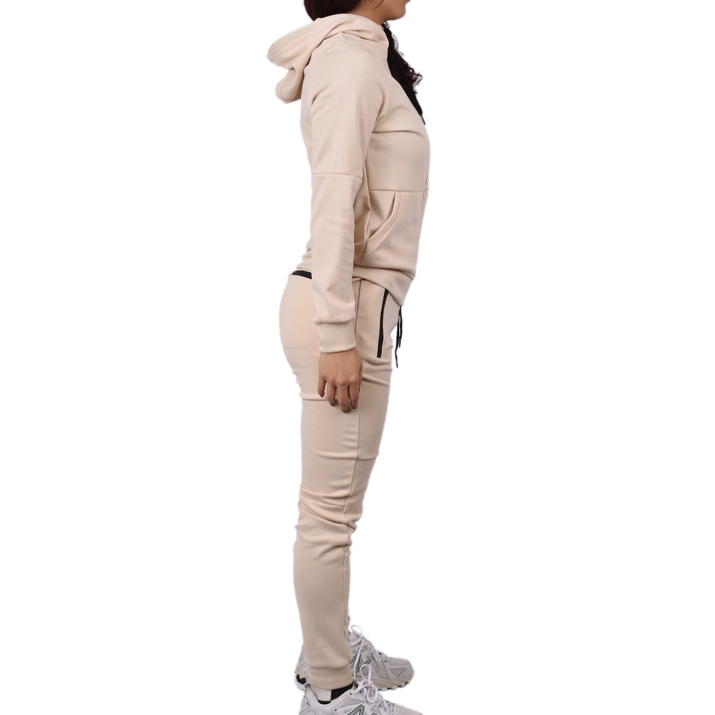 Women's Tech Fleece Tracksuit - Sand
