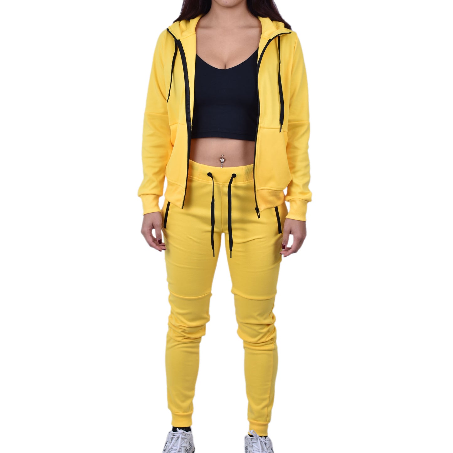 Women's Tech Fleece Tracksuit - Yellow