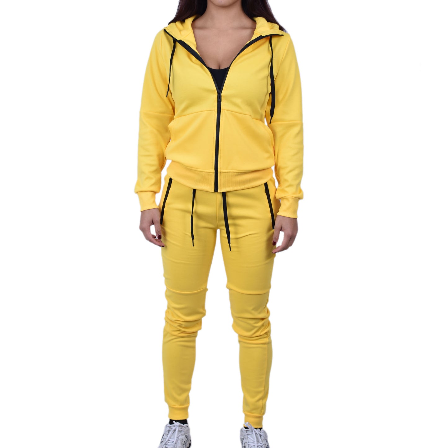 Women's Tech Fleece Tracksuit - Yellow