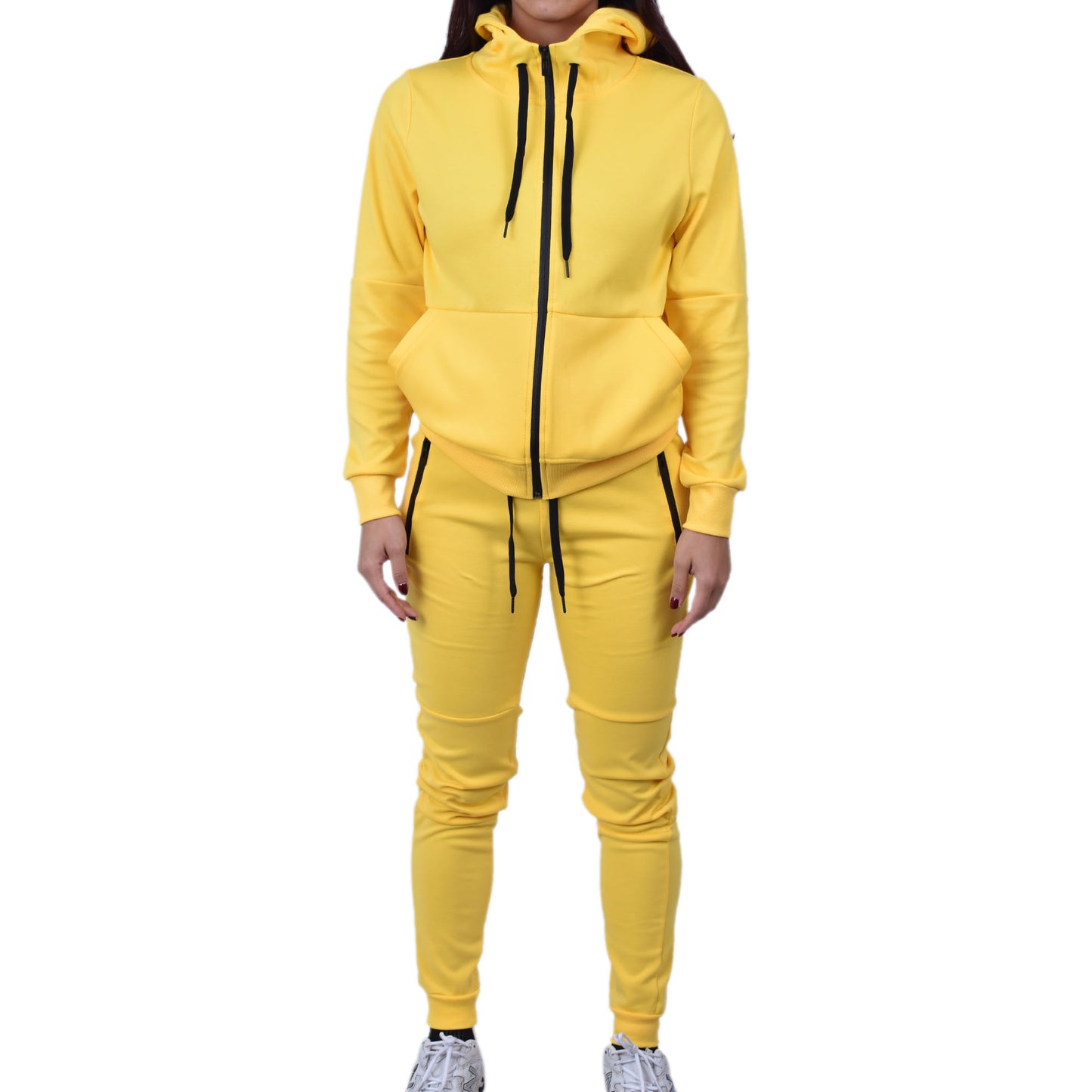 Women's Tech Fleece Tracksuit - Yellow