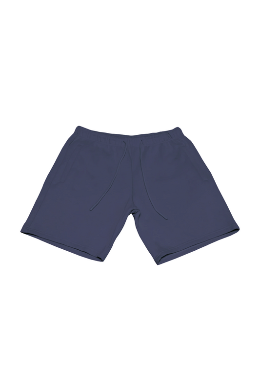 Canvas Fleece Shorts - Navy