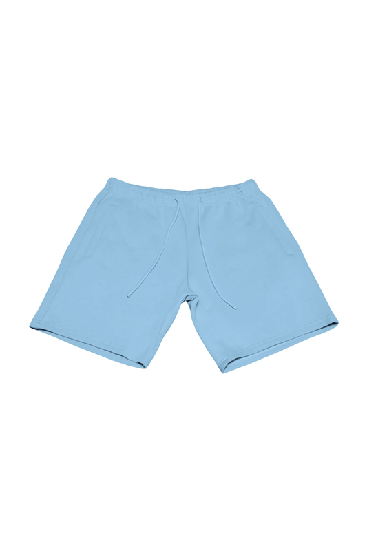 Canvas Fleece Shorts - Smokey Blue