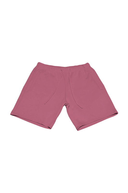 Canvas Fleece Shorts - Rose Wine