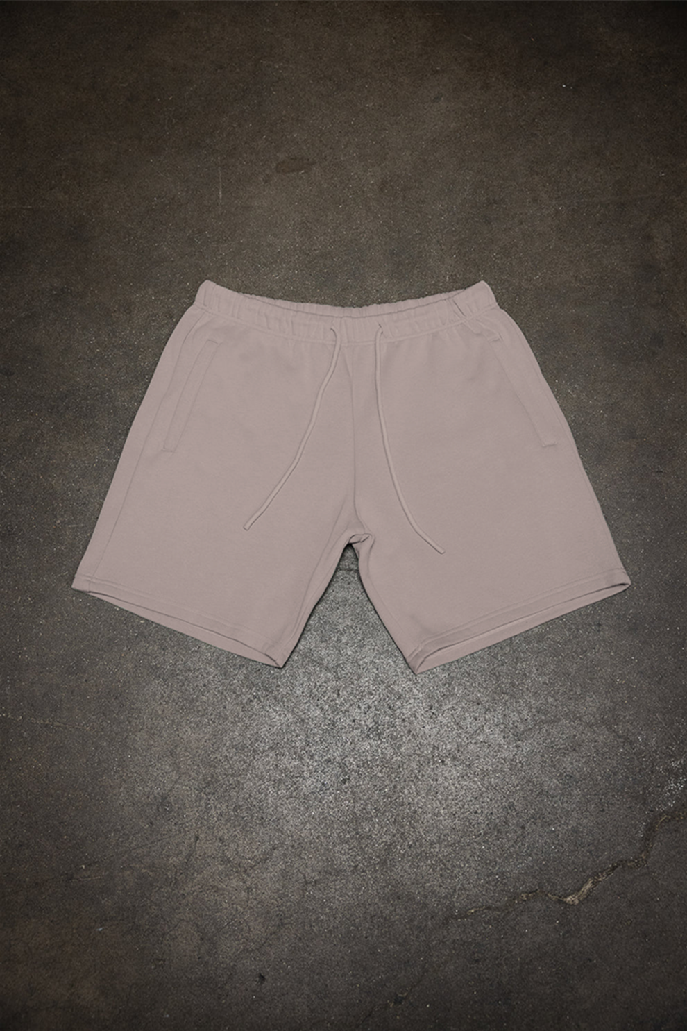 Canvas Fleece Shorts - Khaki