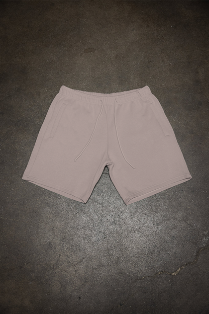 Canvas Fleece Shorts - Khaki