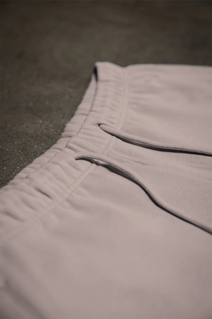 Canvas Fleece Shorts - Khaki
