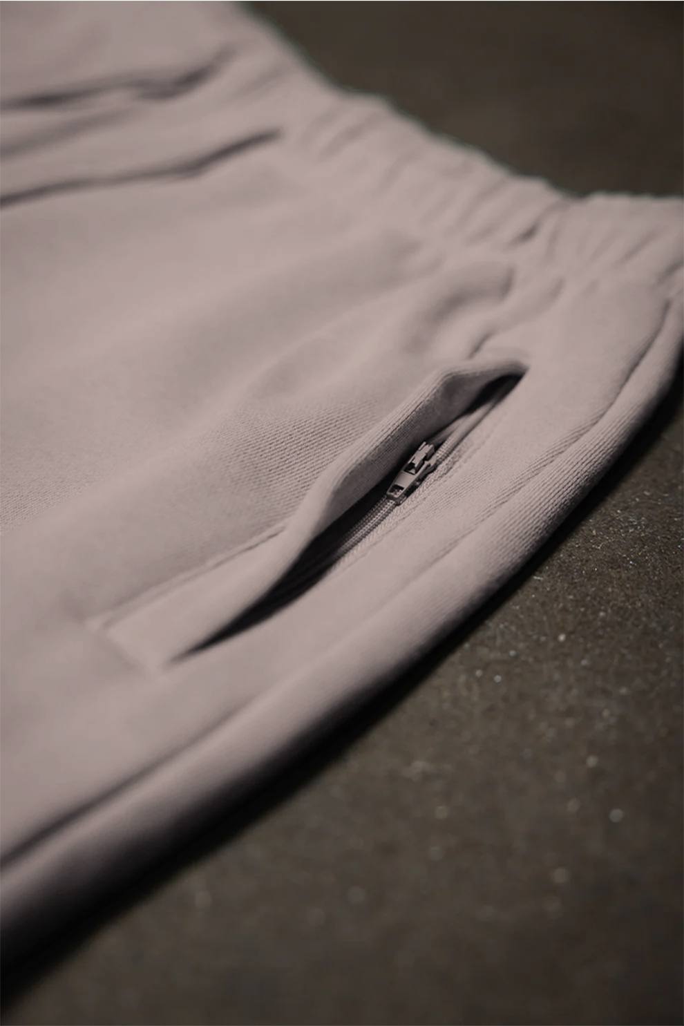 Canvas Fleece Shorts - Khaki