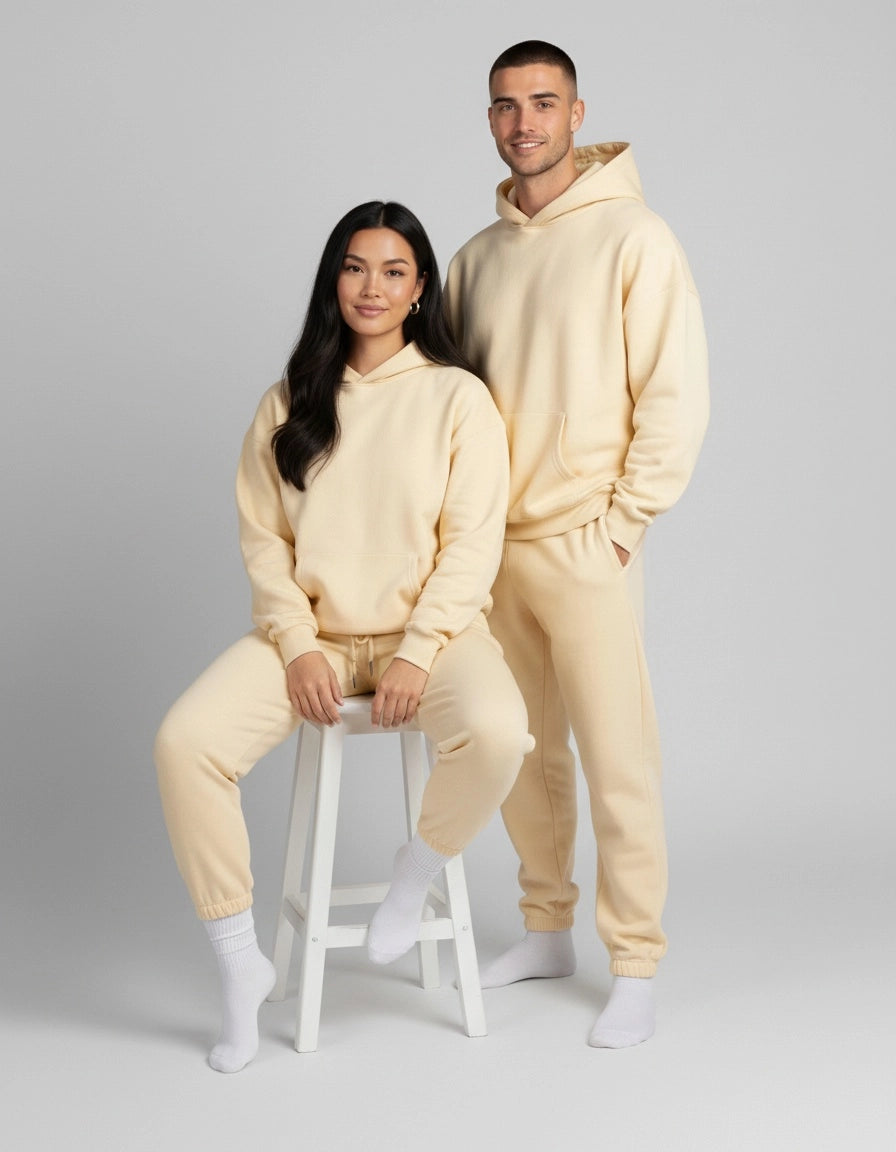 French Terry Set - Buttermilk