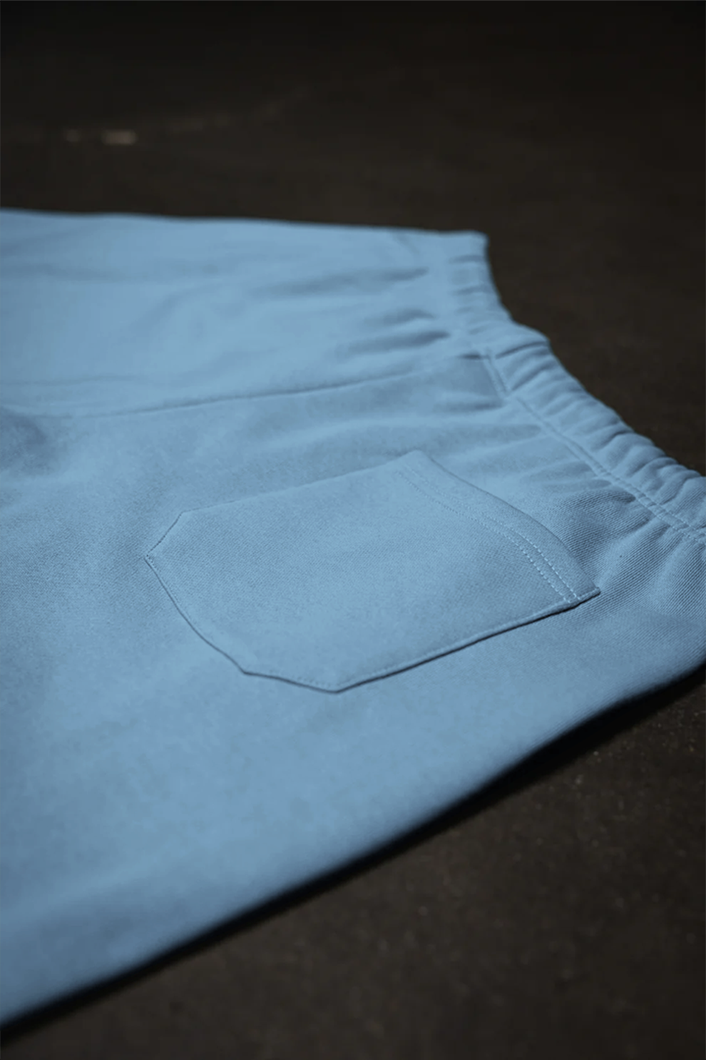 Canvas Fleece Shorts - Smokey Blue