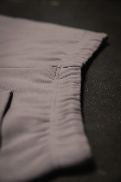 Canvas Fleece Shorts - Khaki