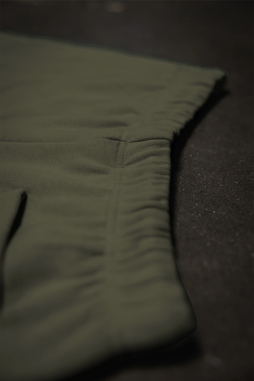 Canvas Fleece Shorts - Olive