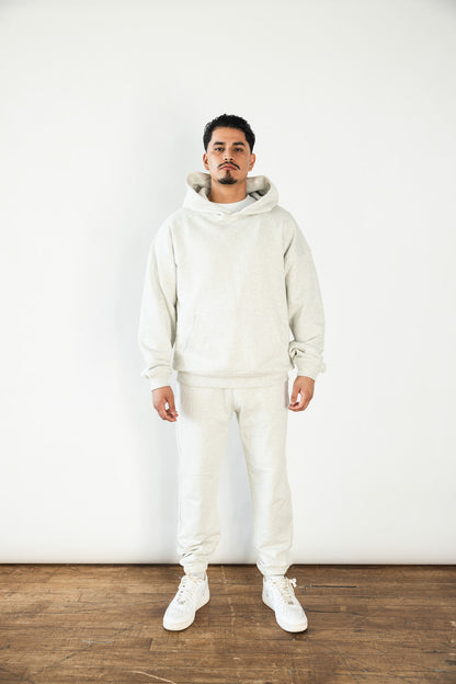 French Terry Joggers - Light Oatmeal