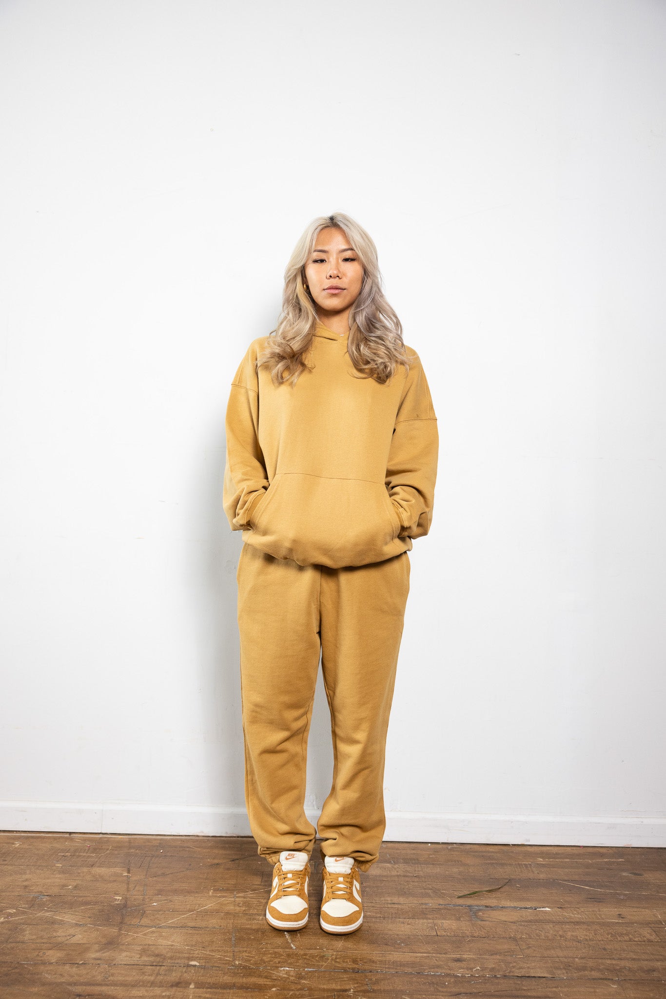 French Terry Set - Camel