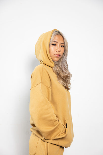 French Terry Hoodie - Camel