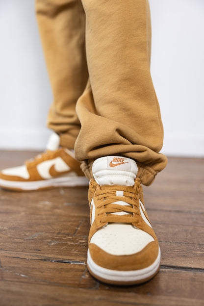 French Terry Joggers - Camel