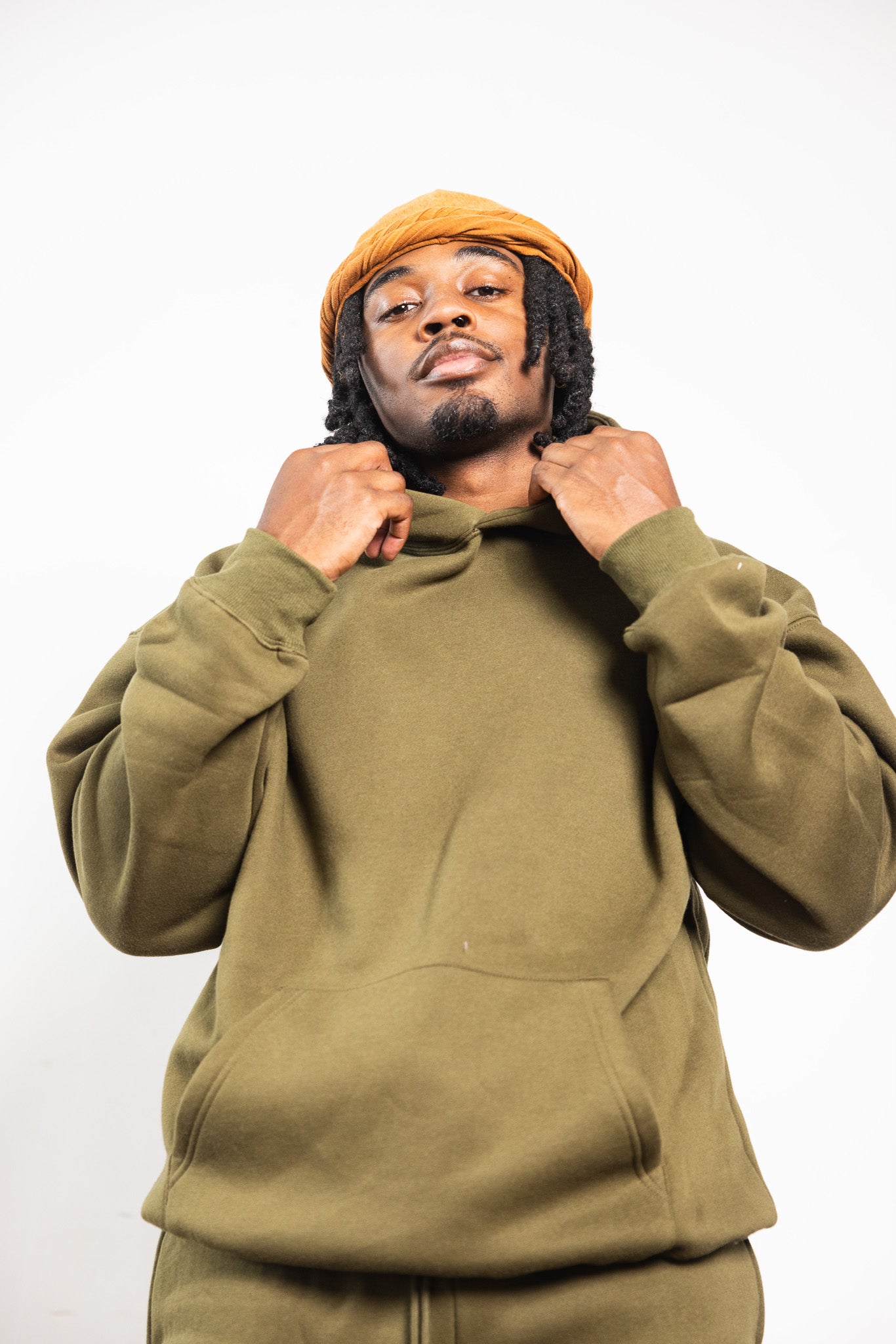 Cotton Fleece Set - Olive