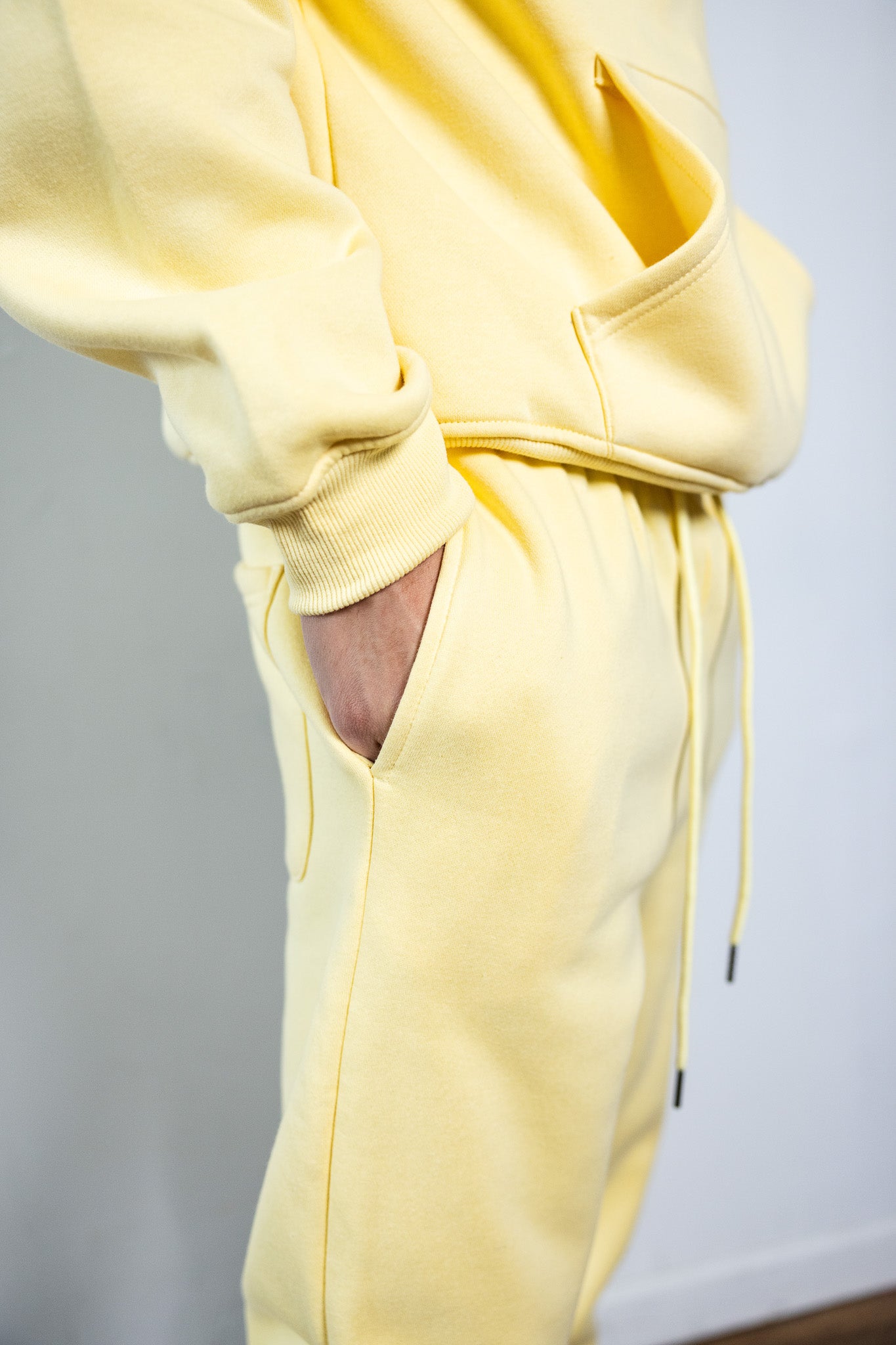 Cotton Fleece Set - Yellow - Cream