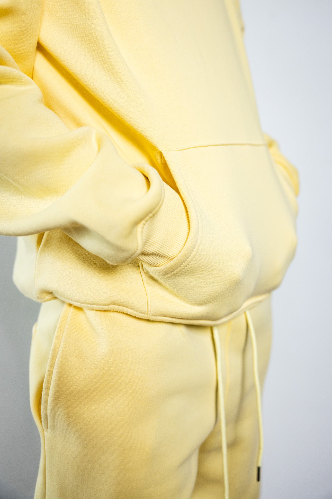 Cotton Fleece Set - Yellow - Cream