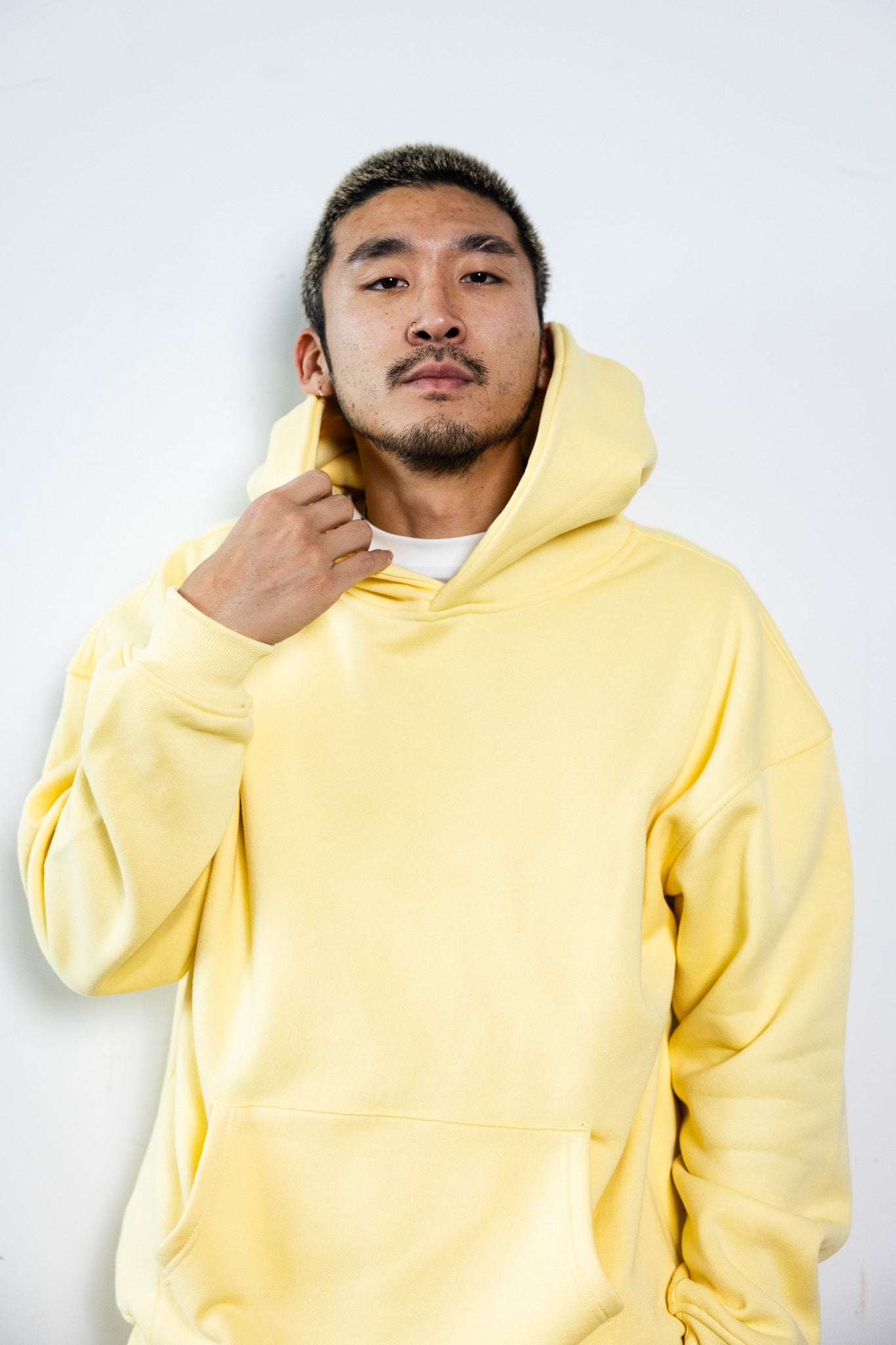 Cotton Fleece Set - Yellow - Cream