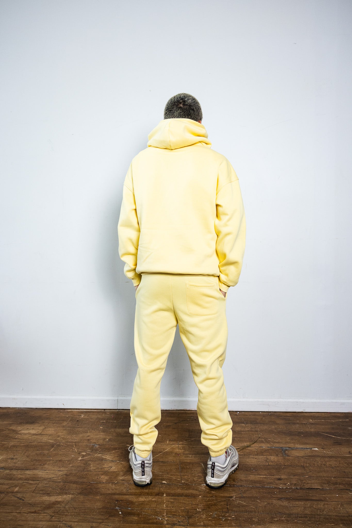 Cotton Fleece Set - Yellow - Cream