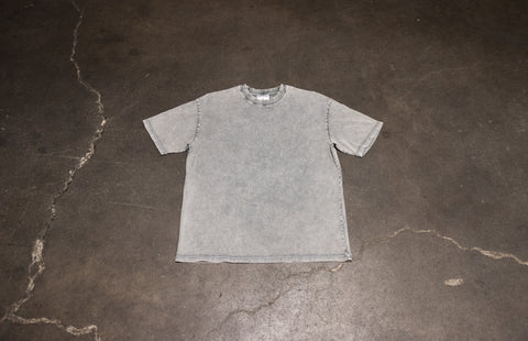 Mineral Wash Tee - Ash Grey