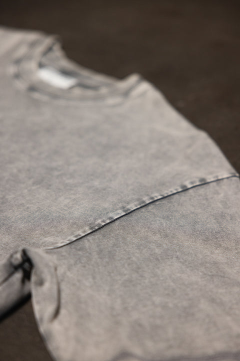 Mineral Wash Tee - Ash Grey