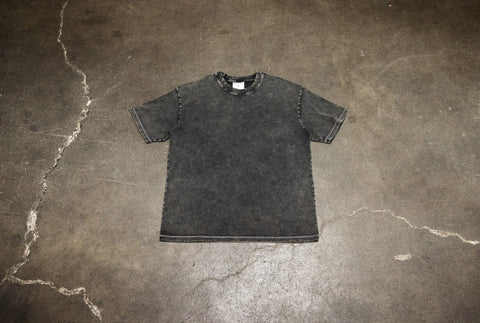 Mineral Wash Tee - Smokey Charcoal