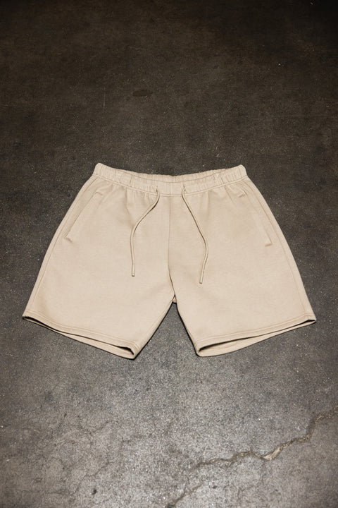 Fleece Shorts - Khaki