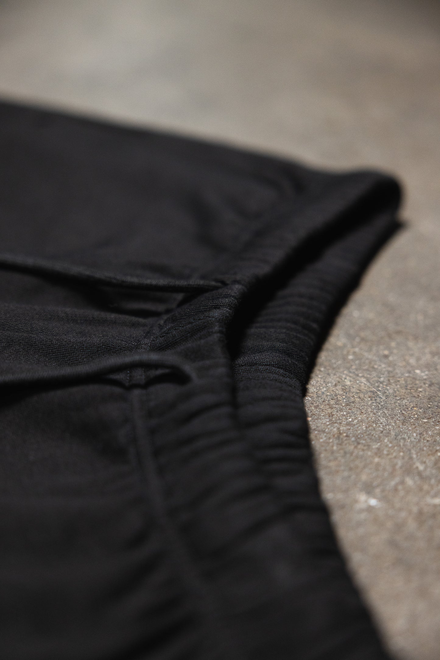 Canvas Fleece Shorts - Black