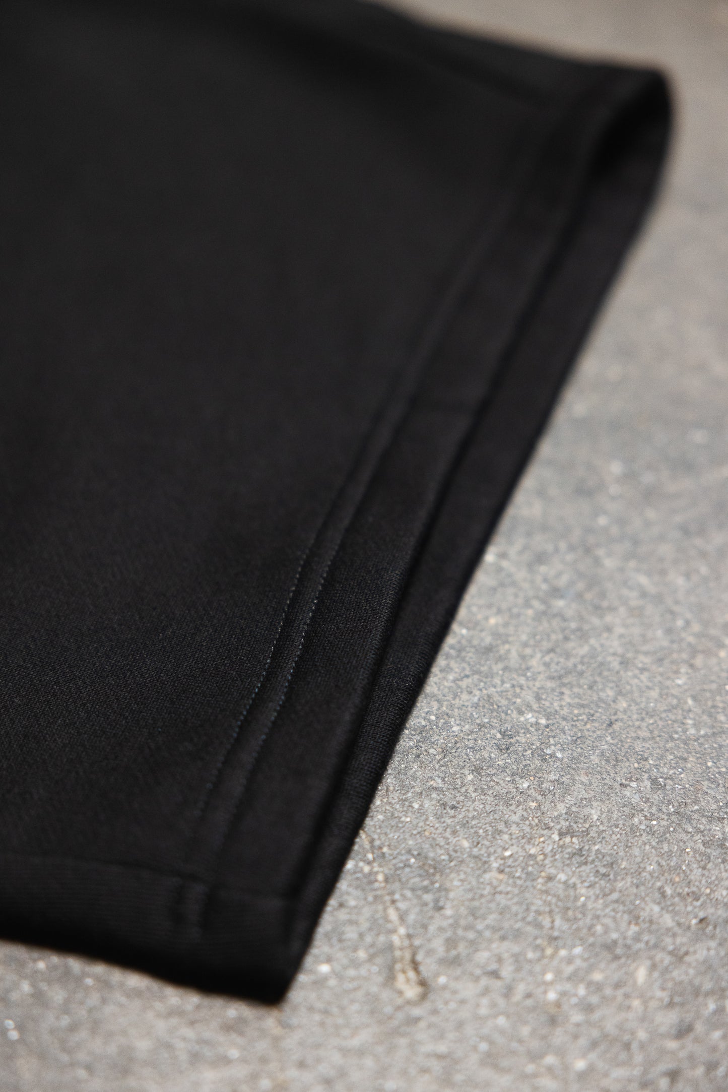 Canvas Fleece Shorts - Black