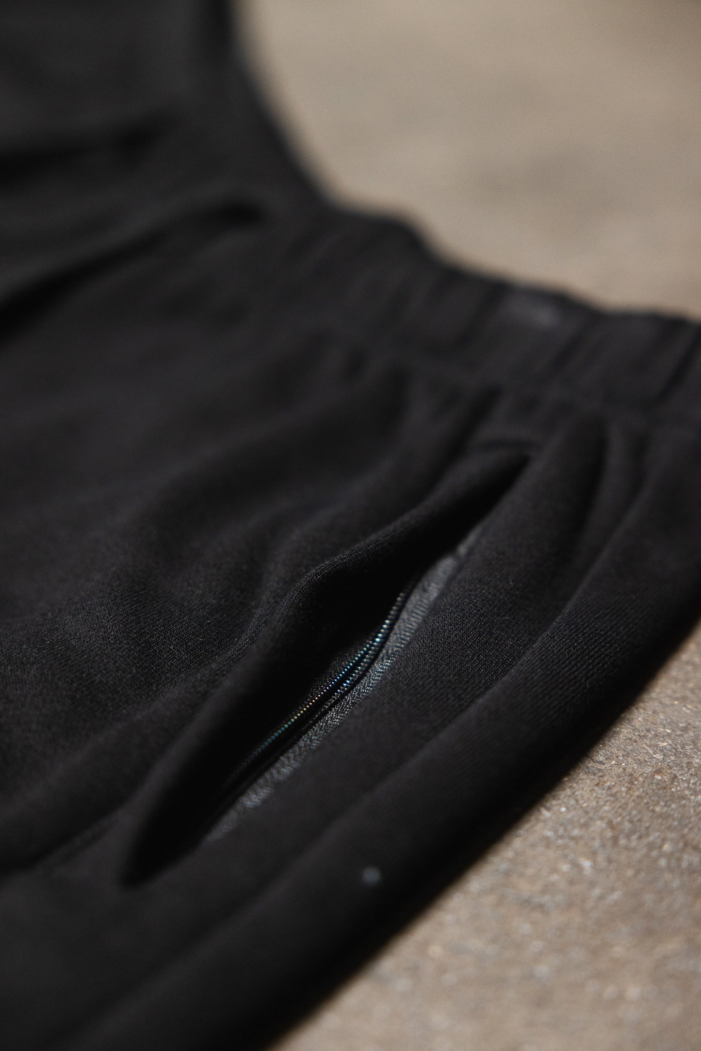 Canvas Fleece Shorts - Black