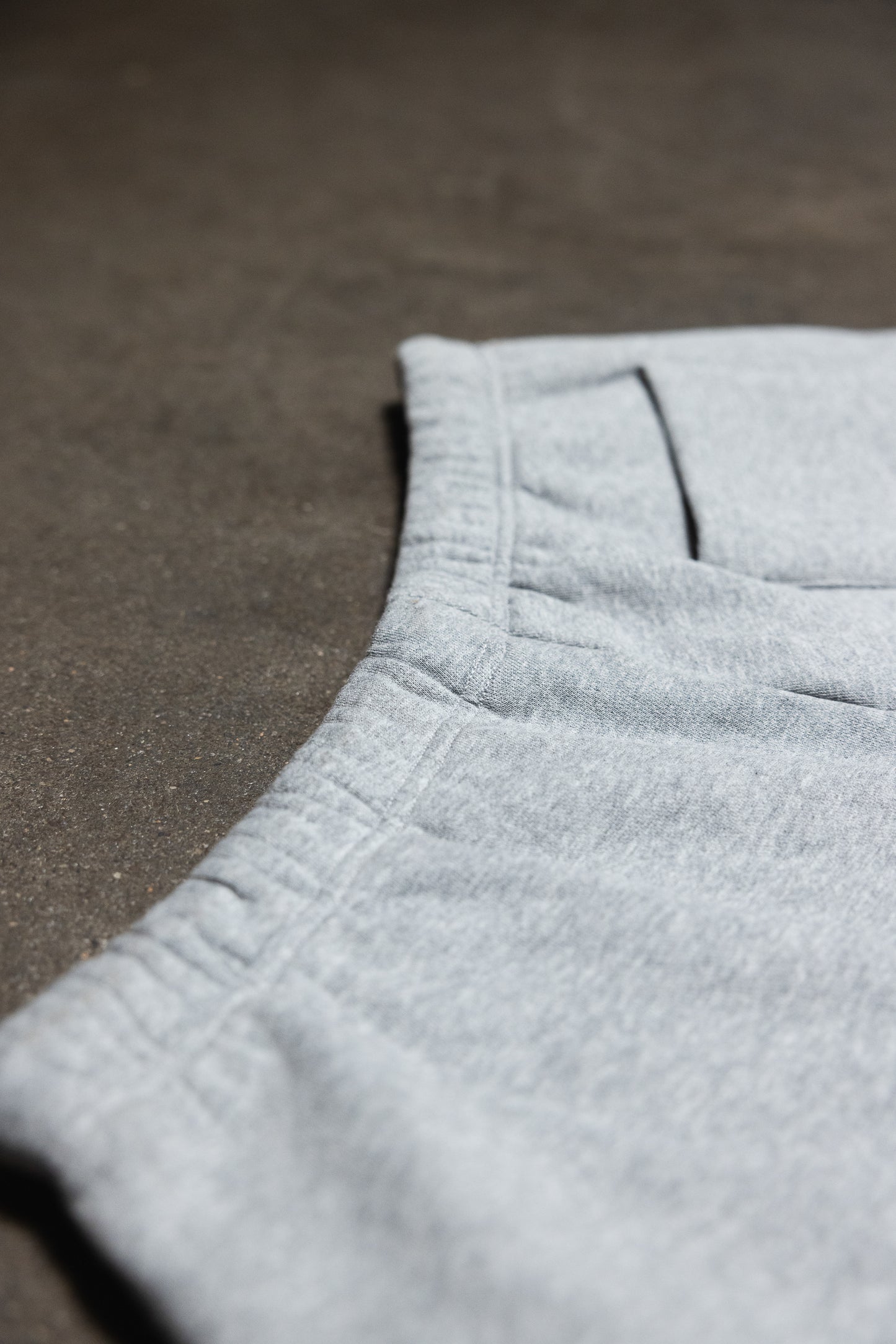 Canvas Fleece Shorts - Heather Grey