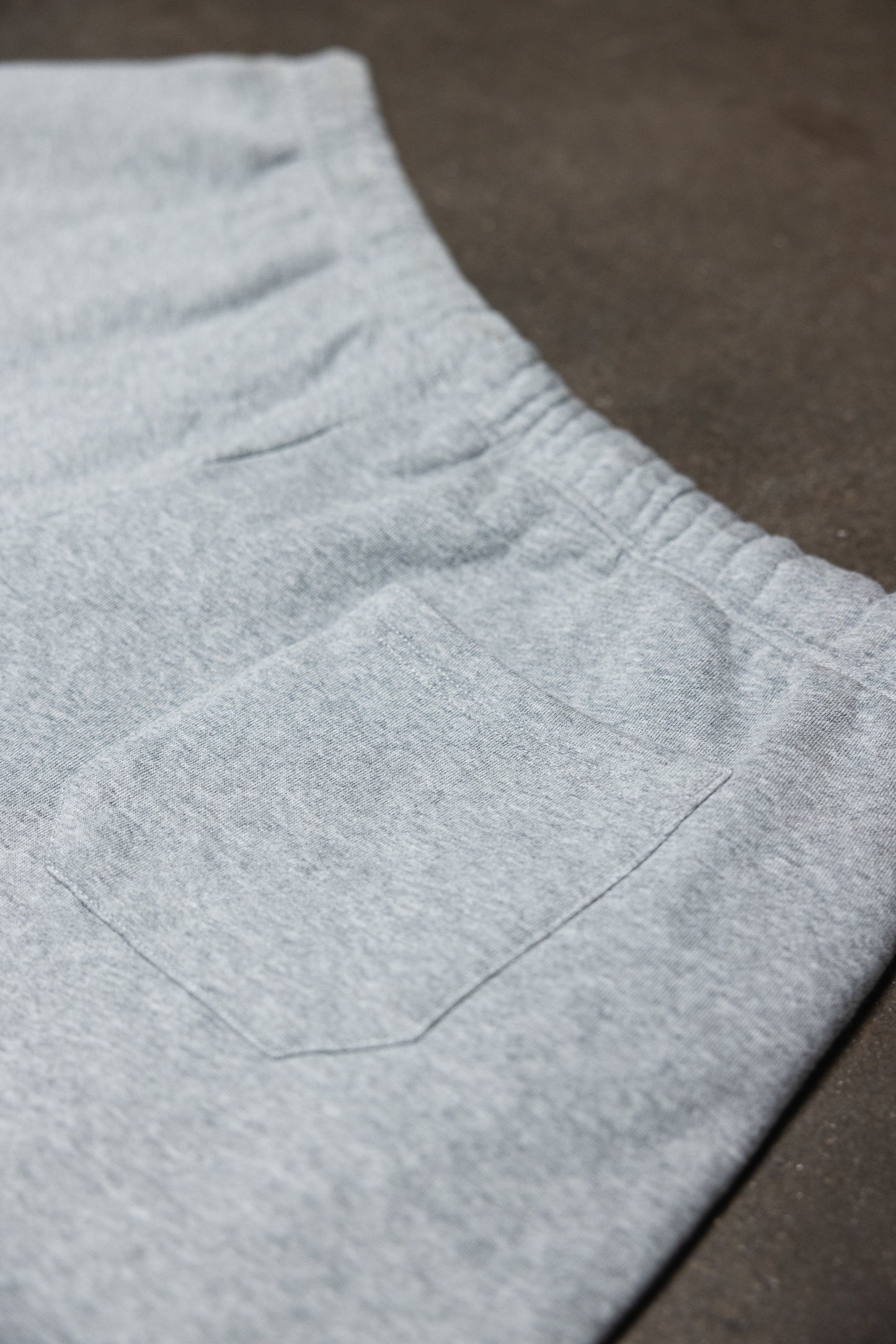 Canvas Fleece Shorts - Heather Grey