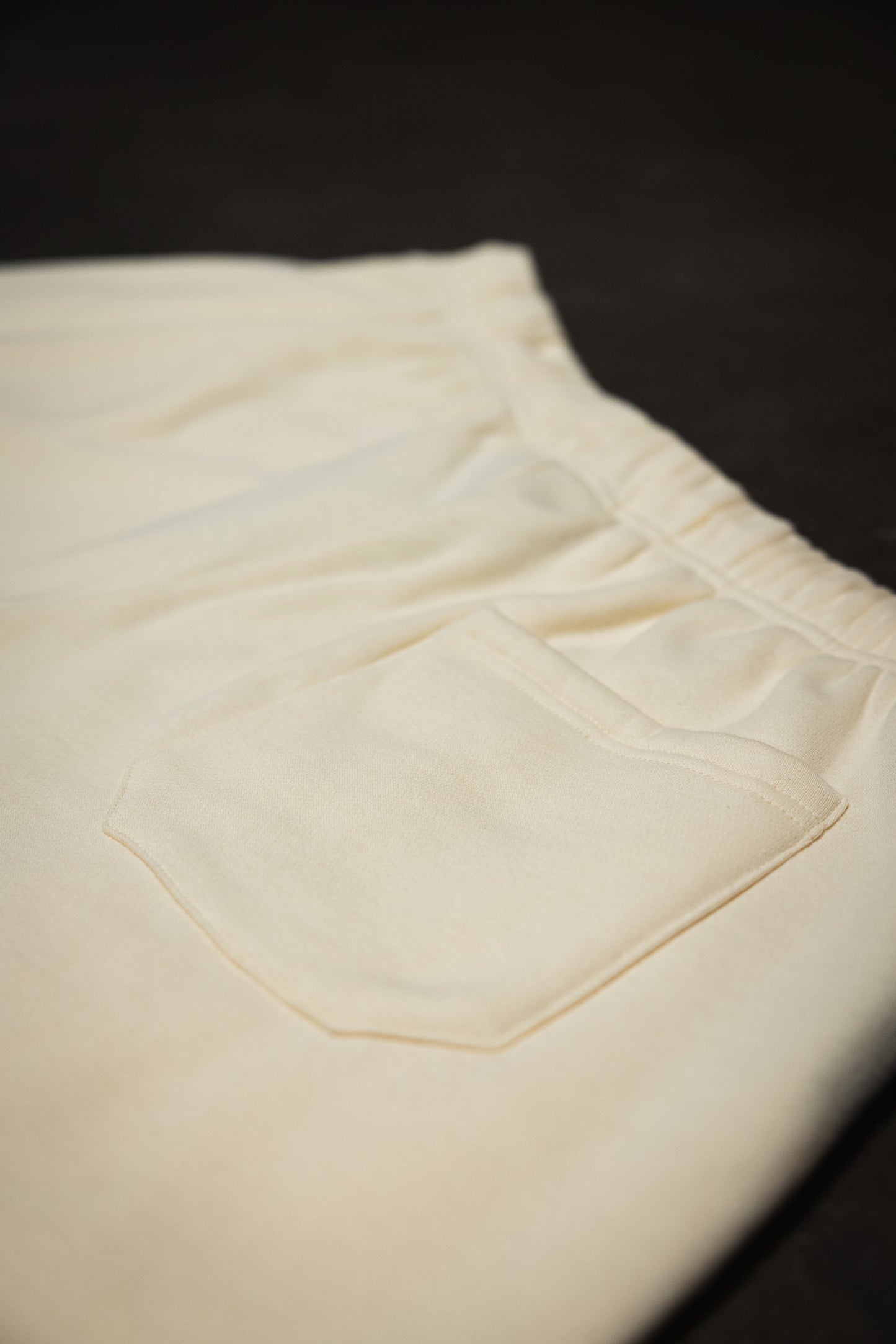 Canvas Fleece Shorts - Butter Milk