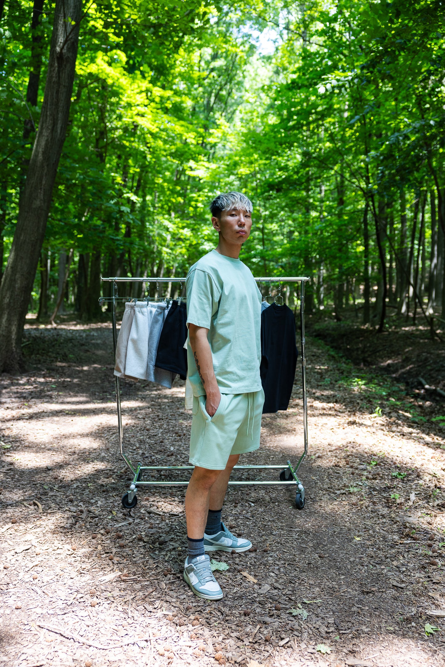 Canvas T-Shirt - Dusty Mint