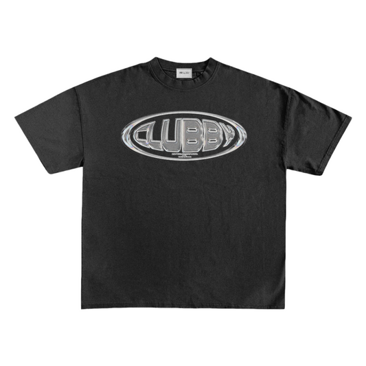 'Clubby' Logo Tee - Black