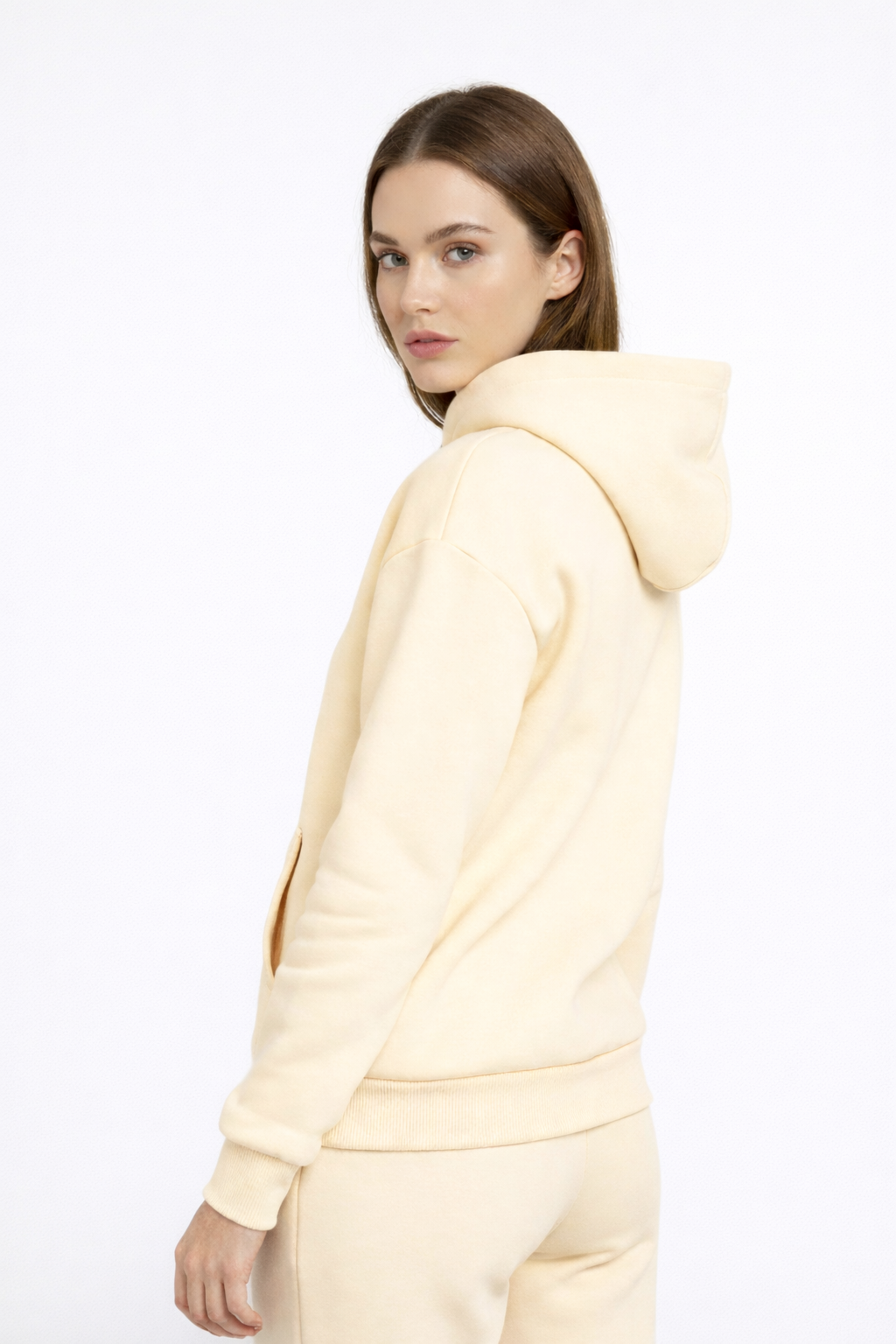 Women's Cotton Fleece Set - Buttermilk