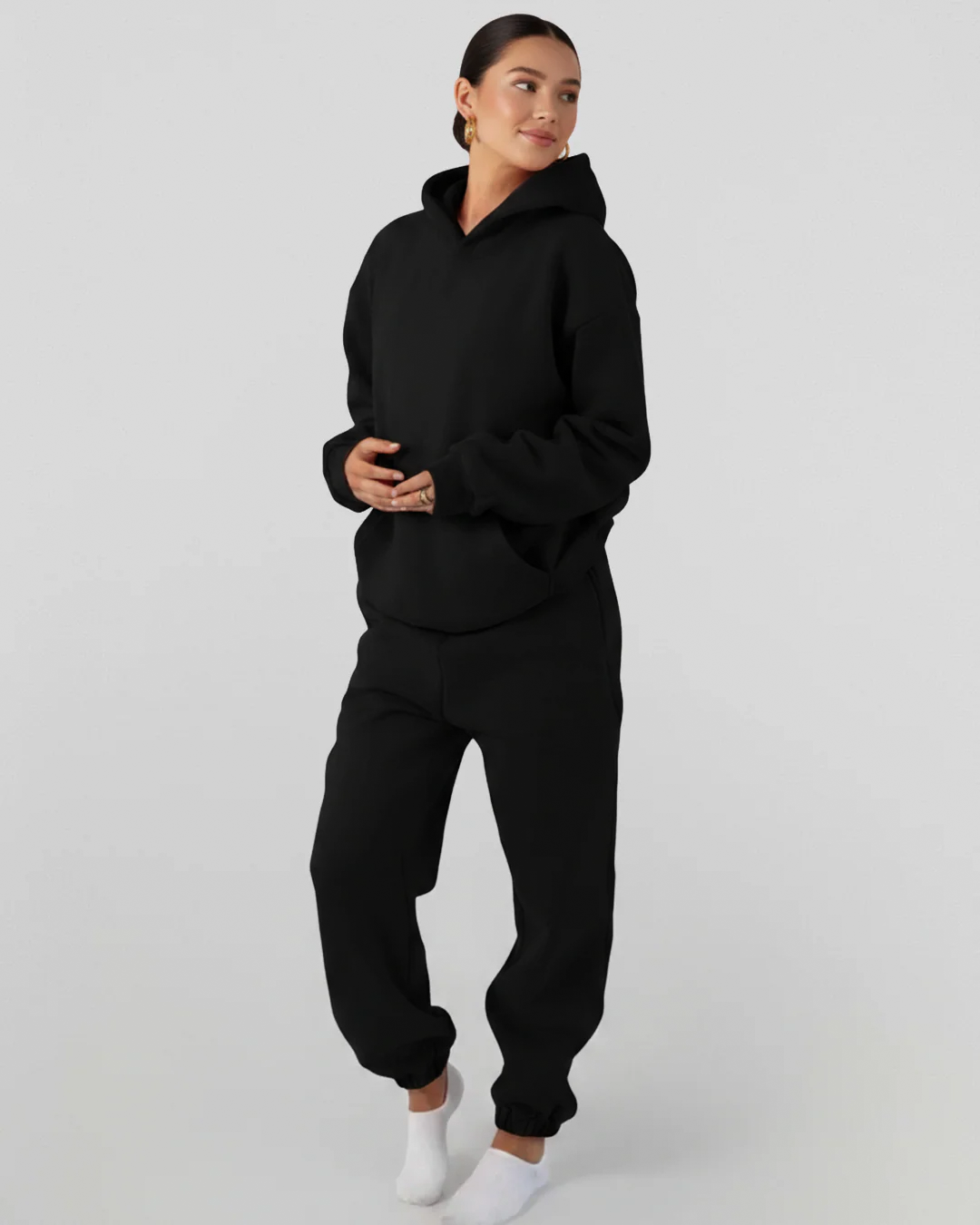 French Terry Set - Black