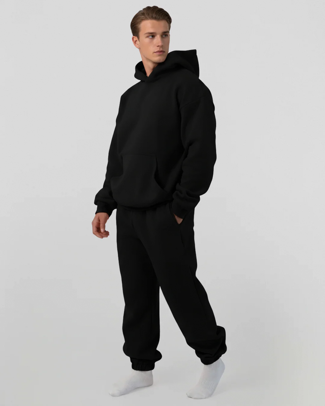 French Terry Set - Black